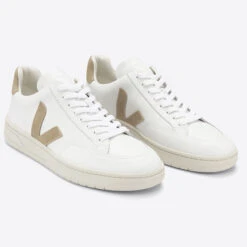 Veja Unisex V-12 Leather Sneaker -Best Shoe Store 25670993 ONE COLOUR 3 2
